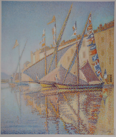 Paul SIGNAC : Bateaux, 1963 - Affiche