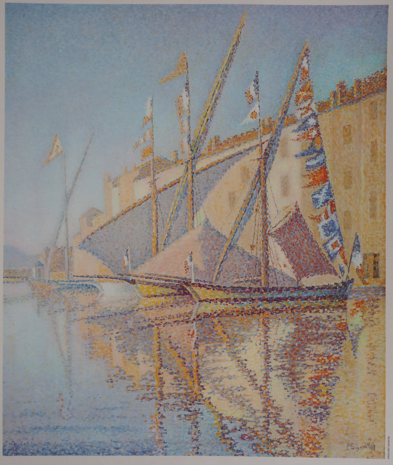 Paul SIGNAC : Bateaux, 1963 - Affiche