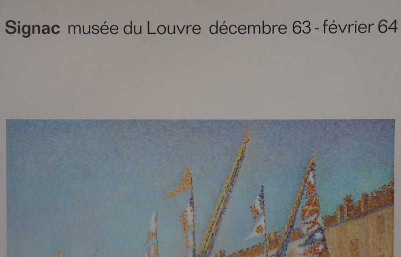 Paul SIGNAC : Bateaux, 1963 - Affiche (détail)