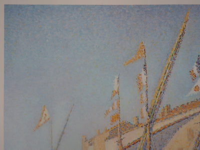 Paul SIGNAC : Bateaux, 1963 - Affiche (détail)