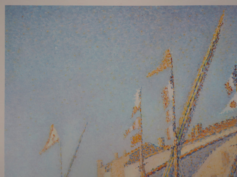 Paul SIGNAC : Bateaux, 1963 - Affiche (détail)