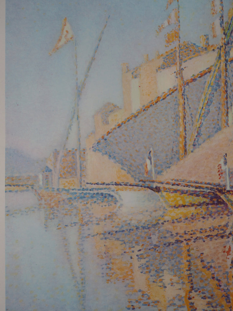 Paul SIGNAC : Bateaux, 1963 - Affiche (détail)