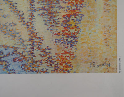 Paul SIGNAC : Bateaux, 1963 - Affiche (détail)