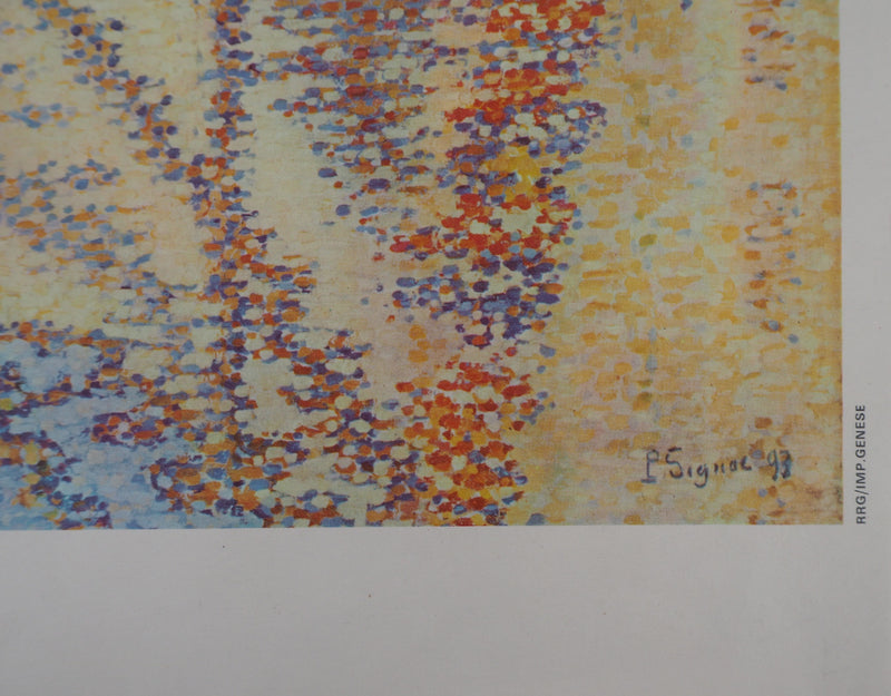 Paul SIGNAC : Bateaux, 1963 - Affiche (détail)
