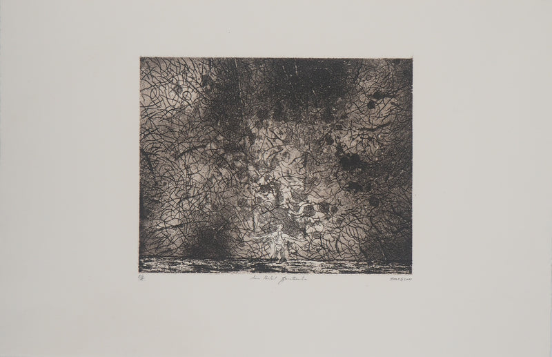 Simon-Nicolas SOCHOS : Ainsi parlait Zarathoustra  - Gravure (détail)