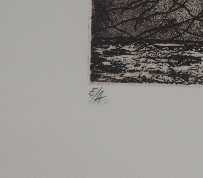 Simon-Nicolas SOCHOS : Ainsi parlait Zarathoustra  - Gravure (détail)