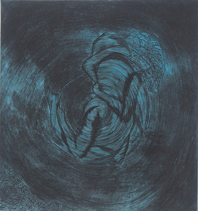 Simon-Nicolas SOCHOS : Hommage à Lautréamont : Maldoror  - Gravure (détail)