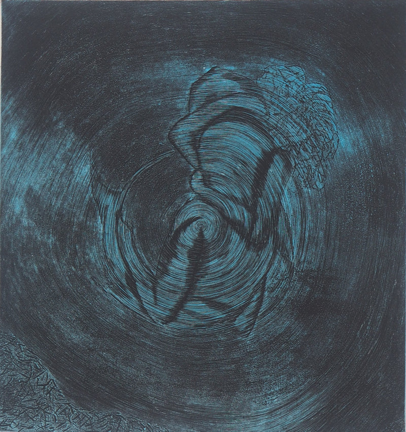 Simon-Nicolas SOCHOS : Hommage à Lautréamont : Maldoror  - Gravure (détail)