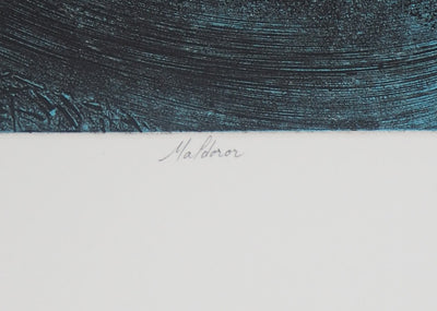 Simon-Nicolas SOCHOS : Hommage à Lautréamont : Maldoror  - Gravure (détail)
