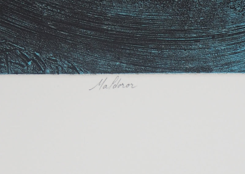 Simon-Nicolas SOCHOS : Hommage à Lautréamont : Maldoror  - Gravure (détail)