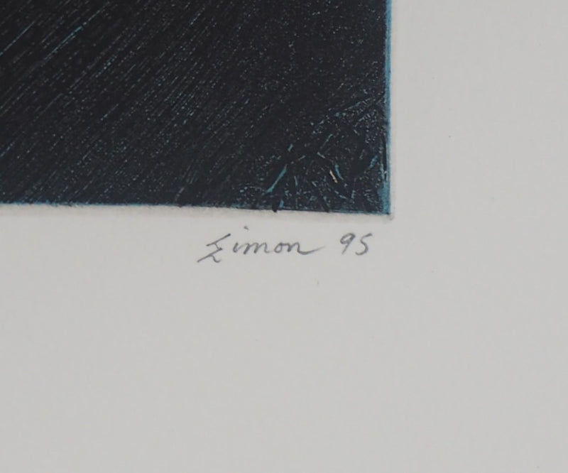 Simon-Nicolas SOCHOS : Hommage à Lautréamont : Maldoror  - Gravure (détail)