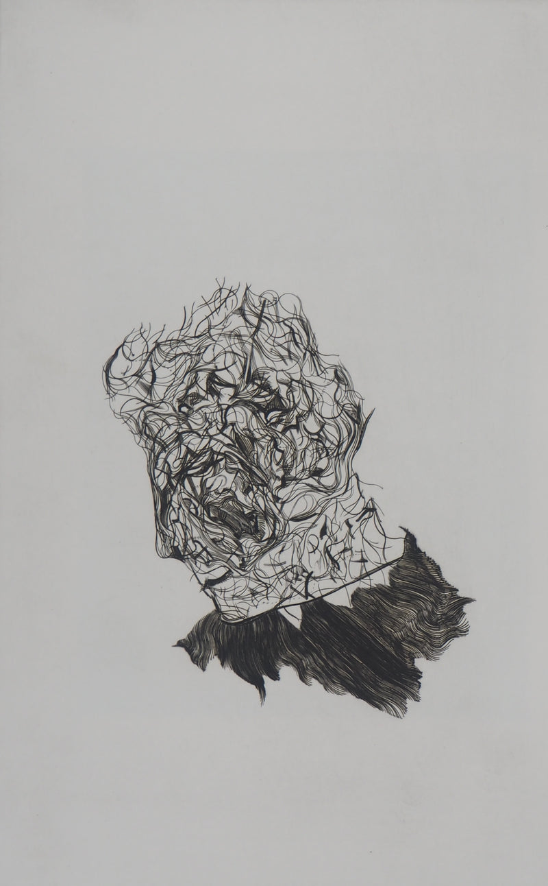 Simon-Nicolas SOCHOS : Portrait de musicien - Gravure