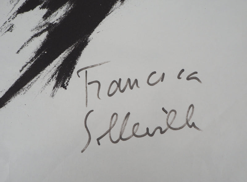 Francesca SOLLEVILLE : Portrait dédicacé de Francesca Solleville - Lithographie (détail)