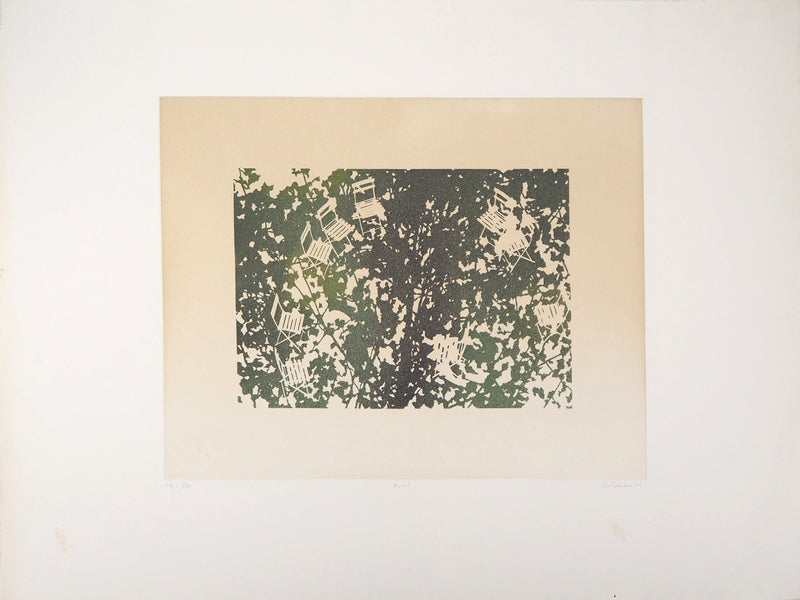 Jean SOLOMBRE : Avril, Sous l&