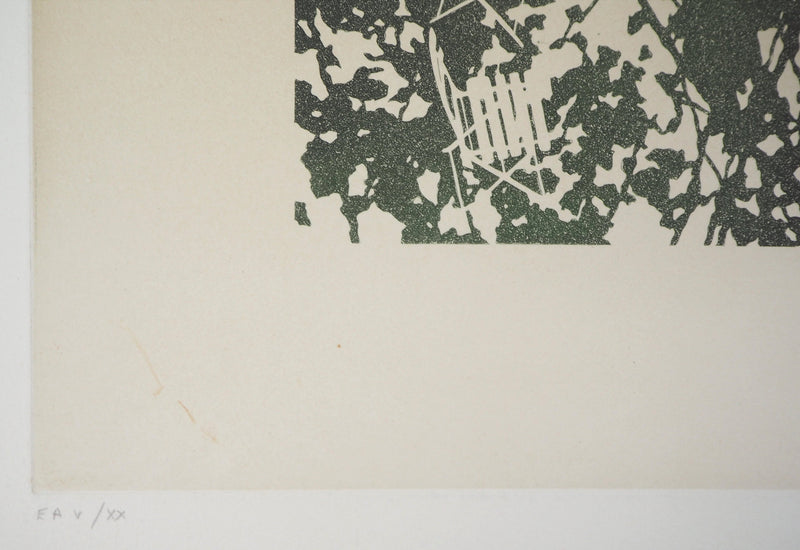 Jean SOLOMBRE : Avril, Sous l&