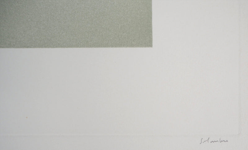 Jean SOLOMBRE : Paysage onirique - Gravure (détail)