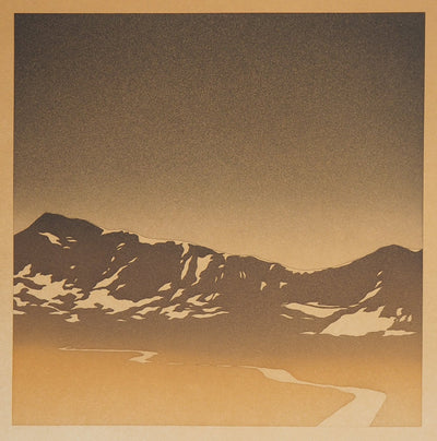 Jean SOLOMBRE : La sommet, 1979 - Gravure