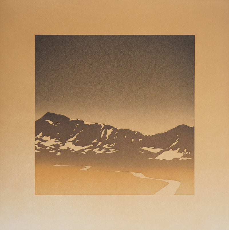 Jean SOLOMBRE : La sommet, 1979 - Gravure (détail)