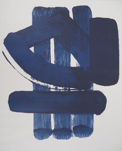 Pierre SOULAGES : Le printemps des poètes, Affiche originale (photo de détail 3) - Crédit photo : Galerie Art.Paris