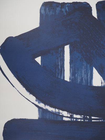 Pierre SOULAGES : Le printemps des poètes, Affiche originale (photo de détail 5) - Crédit photo : Galerie Art.Paris