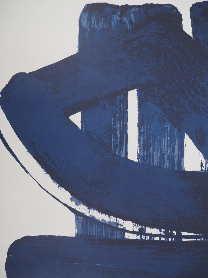 Pierre SOULAGES : Le printemps des poètes, Affiche originale (photo de détail 5) - Crédit photo : Galerie Art.Paris