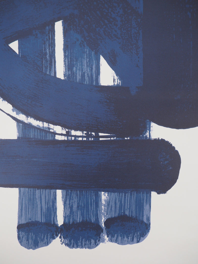 Pierre SOULAGES : Le printemps des poètes, Affiche originale (photo de détail 6) - Crédit photo : Galerie Art.Paris