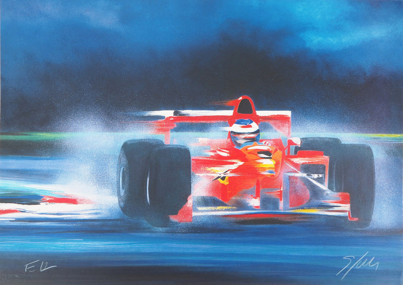 Victor SPAHN : Ferrari F399 - Lithographie