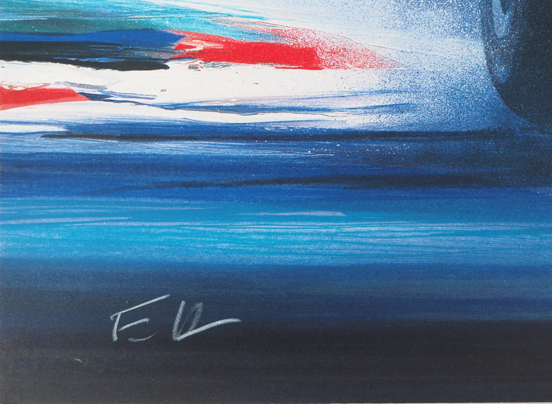 Victor SPAHN : Ferrari F399 - Lithographie (détail)