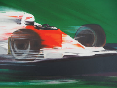 Victor SPAHN : Formule 1 - Lithographie (détail)