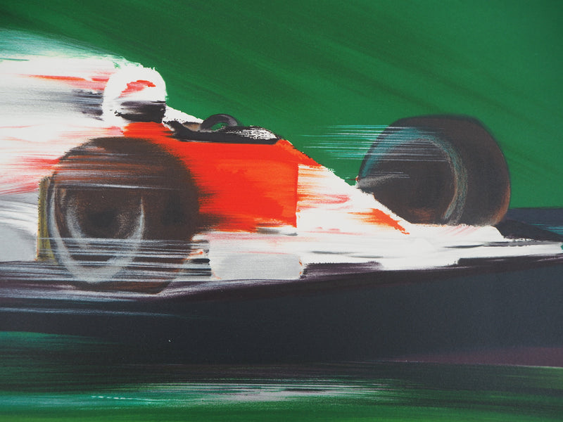Victor SPAHN : Formule 1 - Lithographie (détail)