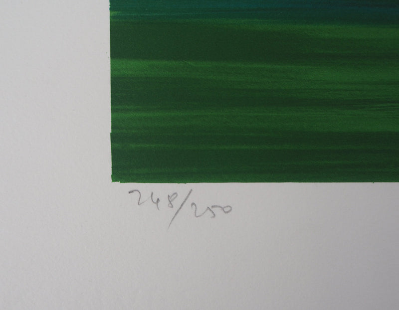 Victor SPAHN : Formule 1 - Lithographie (détail)