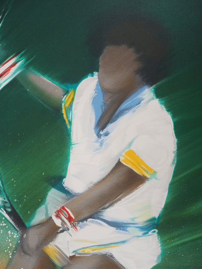 Victor SPAHN : Revers gauche - Lithographie (détail)