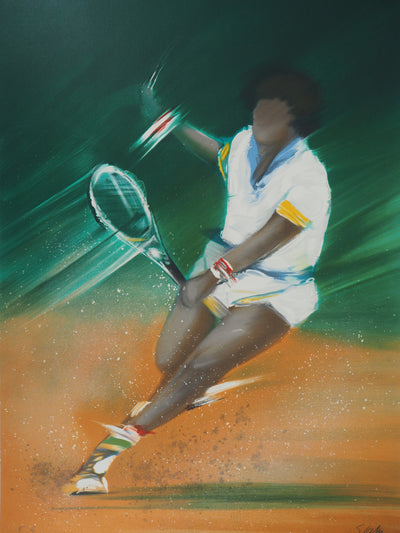 Victor SPAHN : Revers gauche - Lithographie (détail)