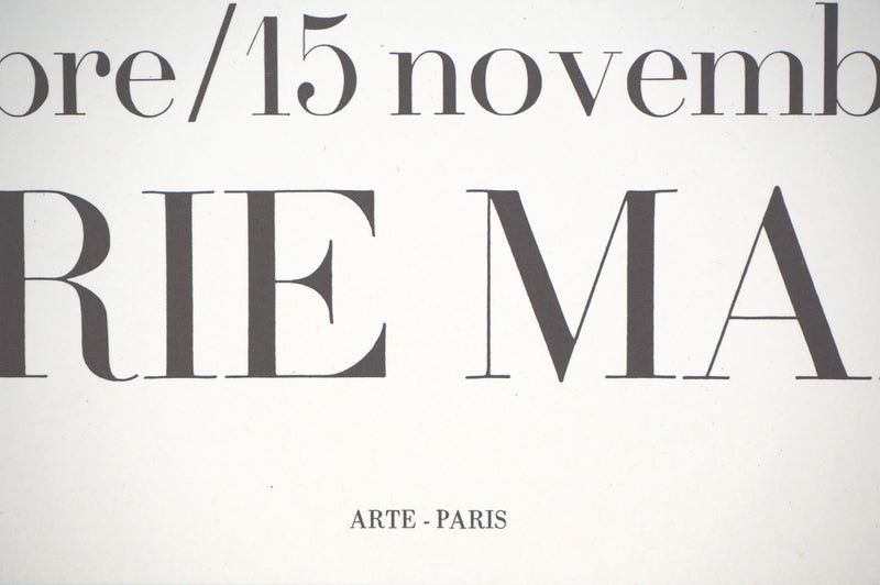 Saül STEINBERG : Arrivée dans le désert, 1973 - Affiche (détail)