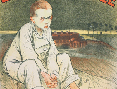 Théophile Alexandre STEINLEN : Garçon aux sabots, 1897 - Affiche (détail)