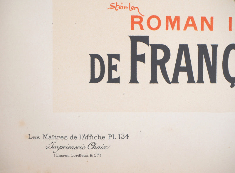 Théophile Alexandre STEINLEN : Garçon aux sabots, 1897 - Affiche (détail)