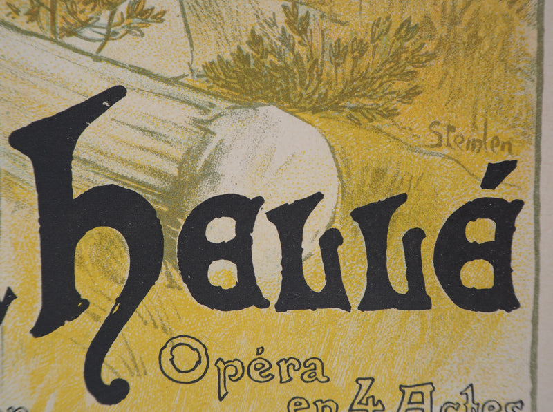 Théophile Alexandre STEINLEN : Hellé, 1895 - Affiche (détail)