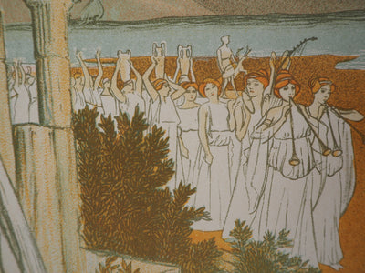 Théophile Alexandre STEINLEN : Hellé, 1895 - Affiche (détail)