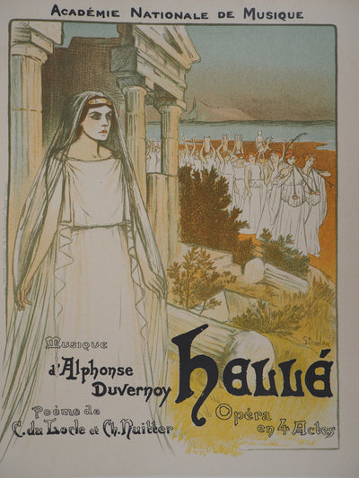 Théophile Alexandre STEINLEN : Hellé, 1895 - Affiche (détail)