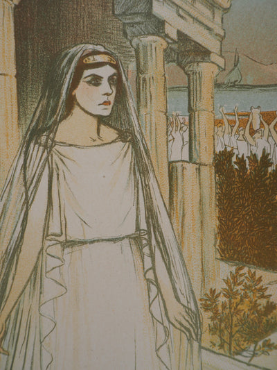 Théophile Alexandre STEINLEN : Hellé, 1895 - Affiche (détail)