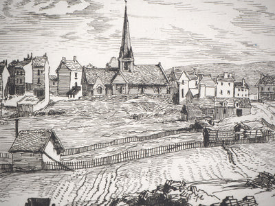 Alfred TAIEE : Saint Paire en venant de Granville - Gravure