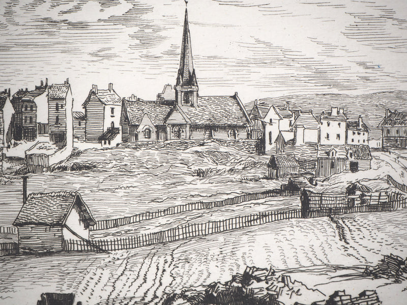Alfred TAIEE : Saint Paire en venant de Granville - Gravure