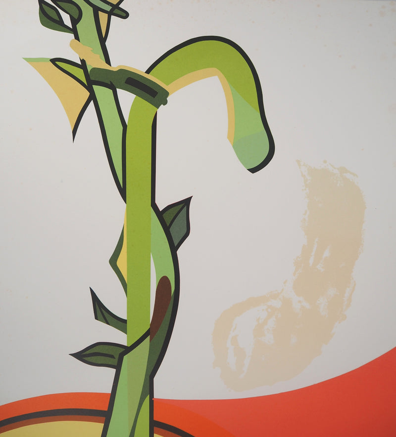 Hervé TELEMAQUE : Nature morte surréaliste, 1982 - Lithographie (détail)