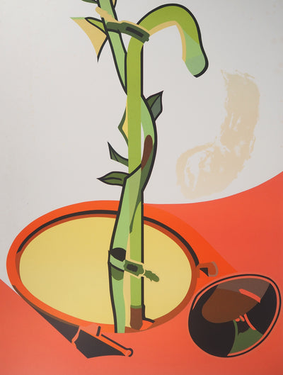 Hervé TELEMAQUE : Nature morte surréaliste, 1982 - Lithographie (détail)