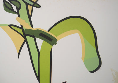 Hervé TELEMAQUE : Nature morte surréaliste, 1982 - Lithographie (détail)