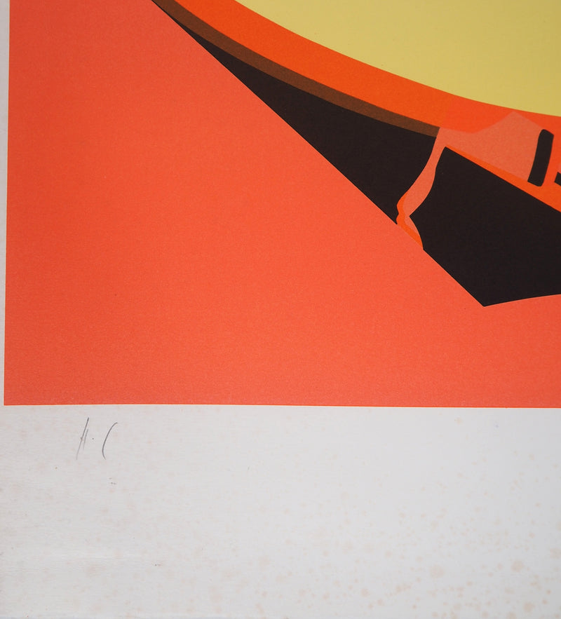 Hervé TELEMAQUE : Nature morte surréaliste, 1982 - Lithographie (détail)