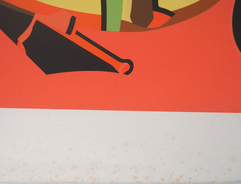 Hervé TELEMAQUE : Nature morte surréaliste, 1982 - Lithographie (détail)