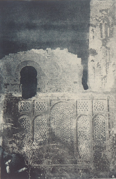 Luc THIBURS : Les ruines, 1989 - Gravure