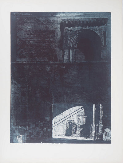 Luc THIBURS : Suite hispanique I, 1986 - Gravure (détail)