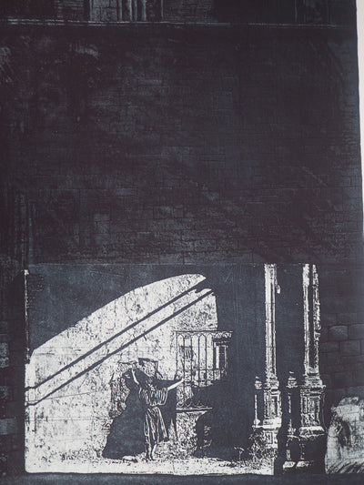 Luc THIBURS : Suite hispanique I, 1986 - Gravure (détail)